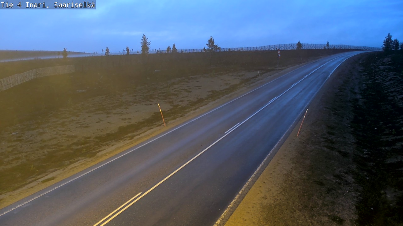 Kelikamerat Kuva Tie 4 Inari, Saariselkä, Kaunispää, Inari, Lappi