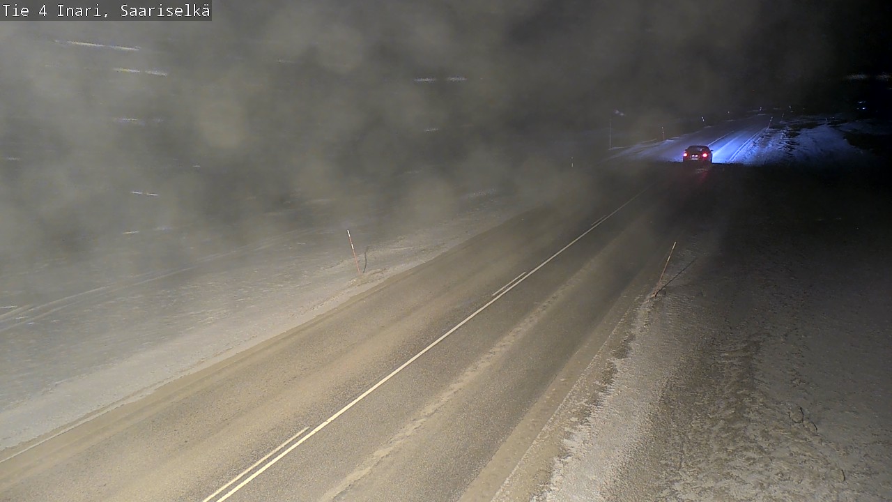 Kelikamerat Kuva Tie 4 Inari, Saariselkä, Kaunispää, Inari, Lappi