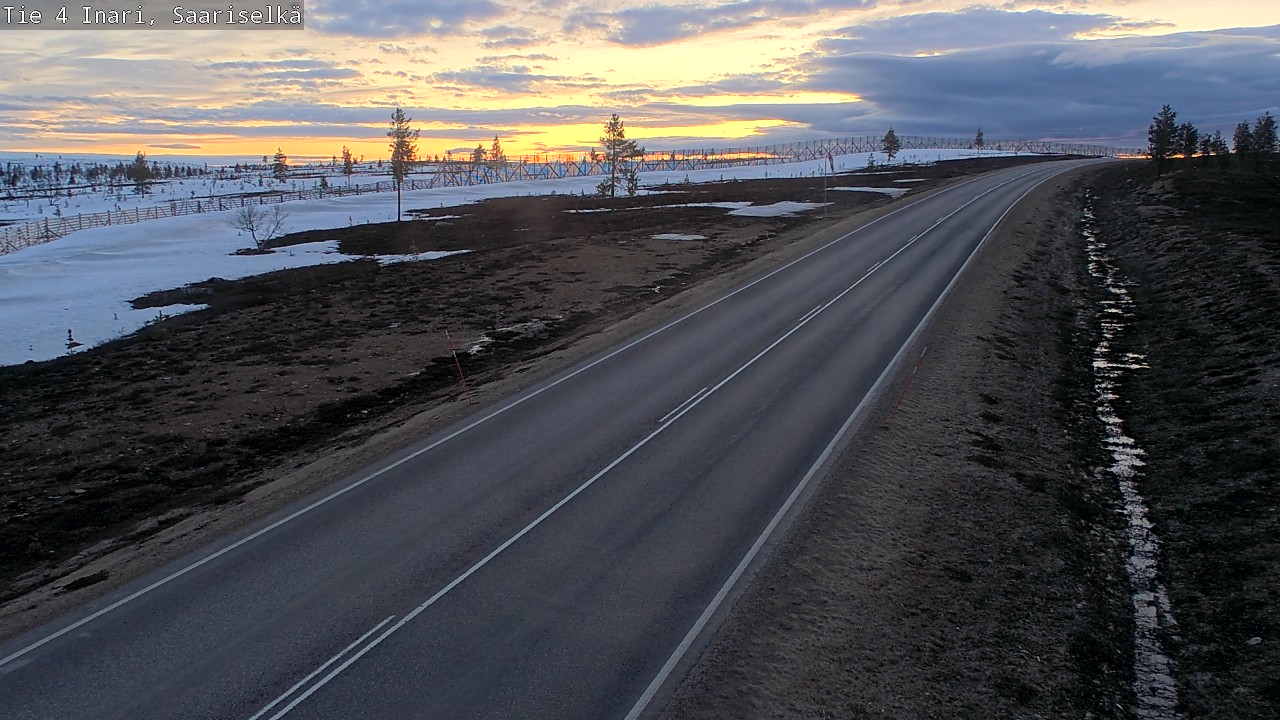 Kelikamerat Kuva Tie 4 Inari, Saariselkä, Kaunispää, Inari, Lappi