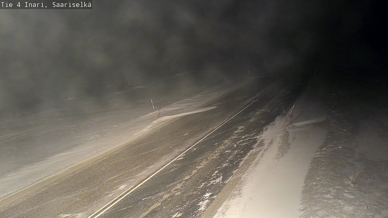 Kelikamerat Kuva Tie 4 Inari, Saariselkä, Kaunispää, Inari, Lappi