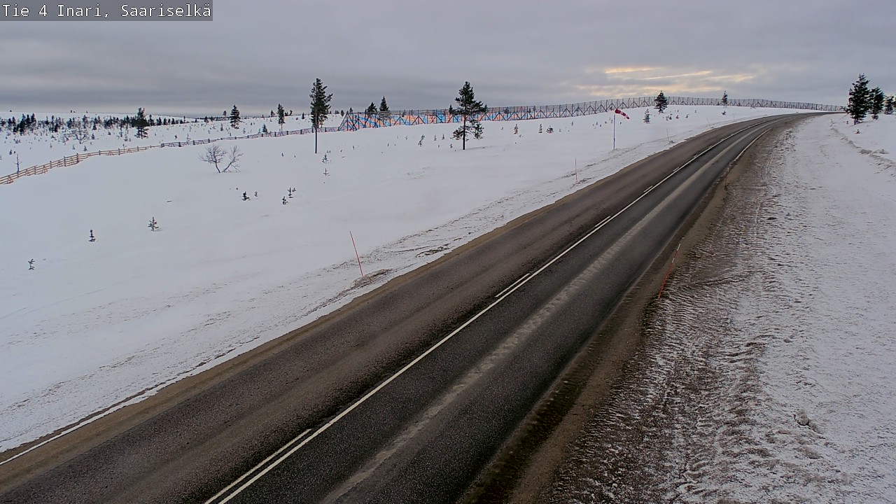 Kelikamerat Kuva Tie 4 Inari, Saariselkä, Kaunispää, Inari, Lappi