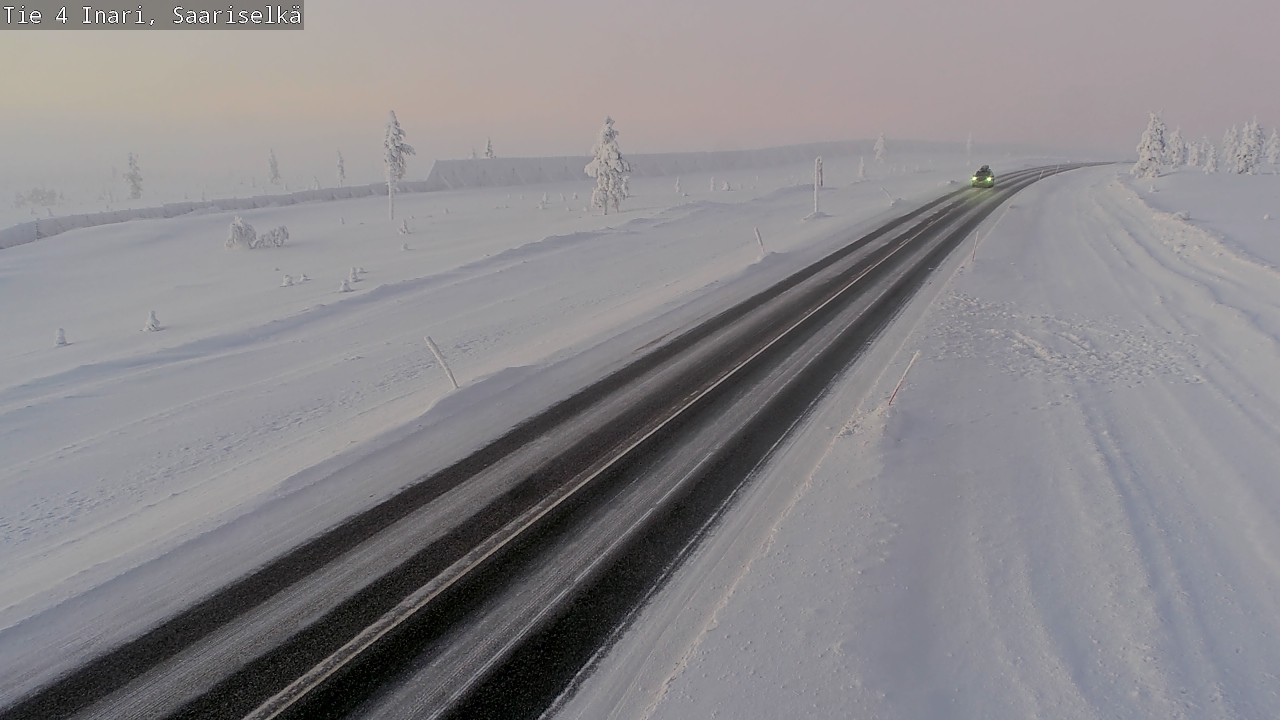 Kelikamerat Kuva Tie 4 Inari, Saariselkä, Kaunispää, Inari, Lappi
