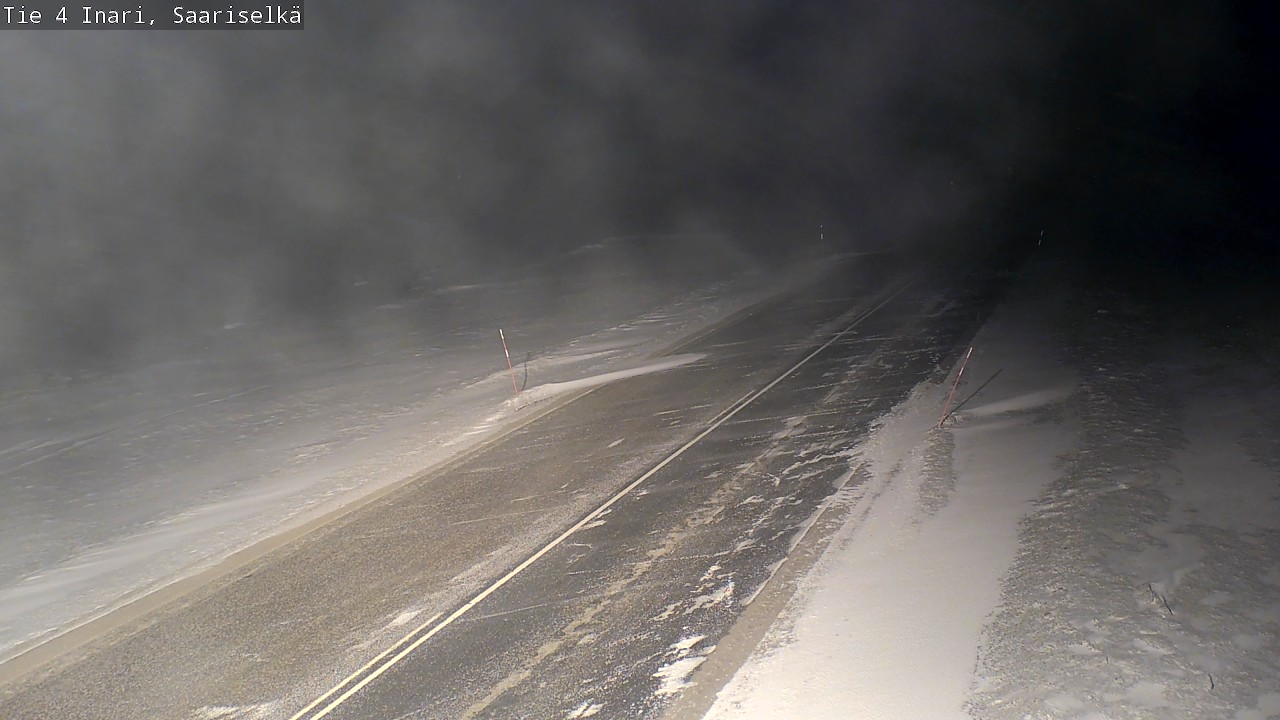 Kelikamerat Kuva Tie 4 Inari, Saariselkä, Kaunispää, Inari, Lappi