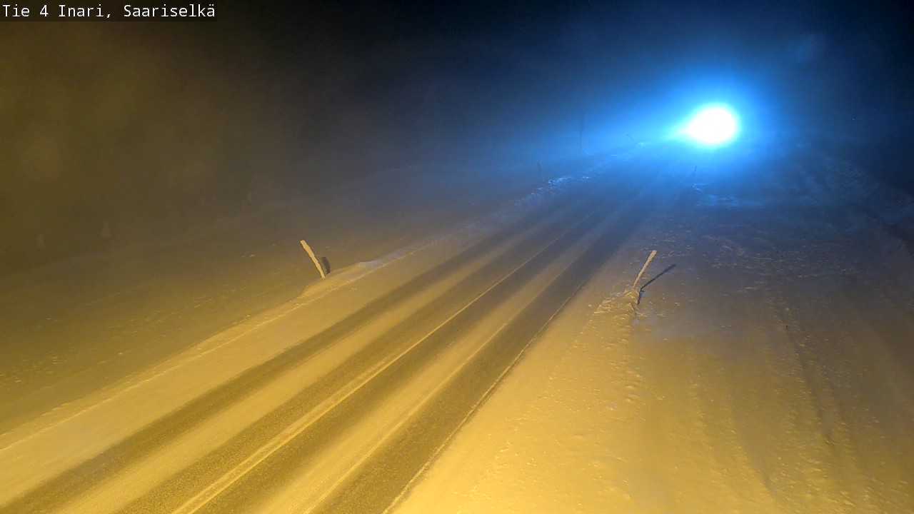 Kelikamerat Kuva Tie 4 Inari, Saariselkä, Kaunispää, Inari, Lappi