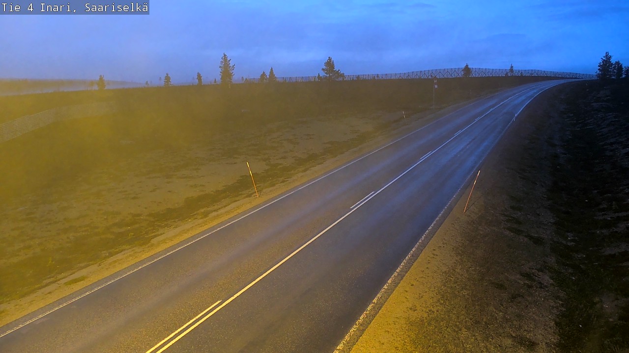 Kelikamerat Kuva Tie 4 Inari, Saariselkä, Kaunispää, Inari, Lappi