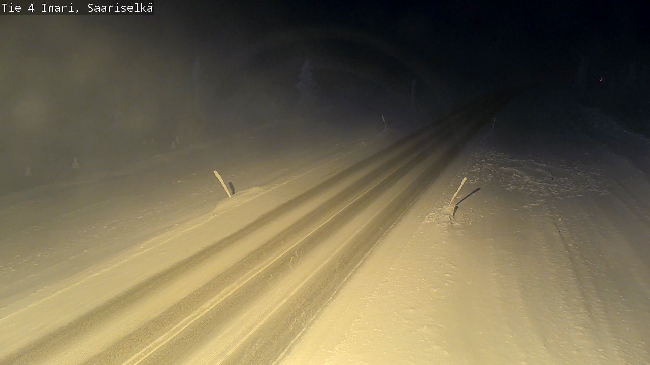 Kelikamerat Kuva Tie 4 Inari, Saariselkä, Kaunispää, Inari, Lappi