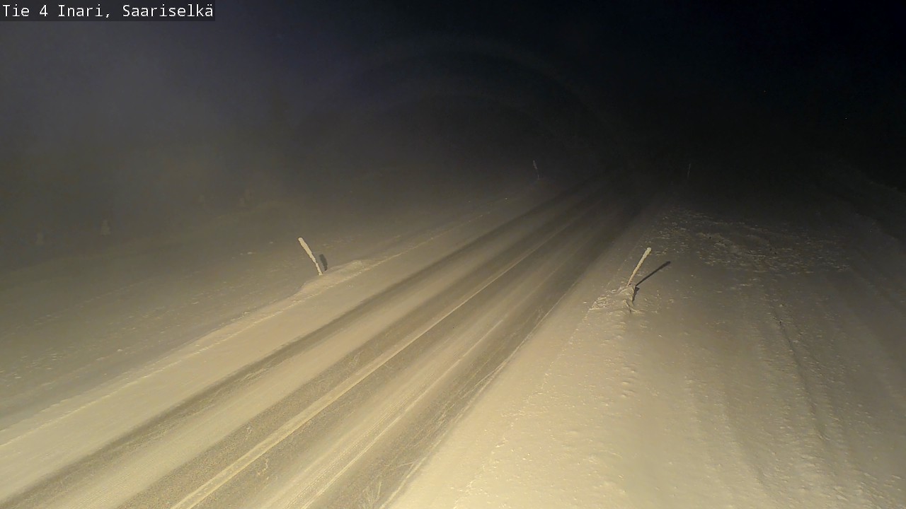 Kelikamerat Kuva Tie 4 Inari, Saariselkä, Kaunispää, Inari, Lappi
