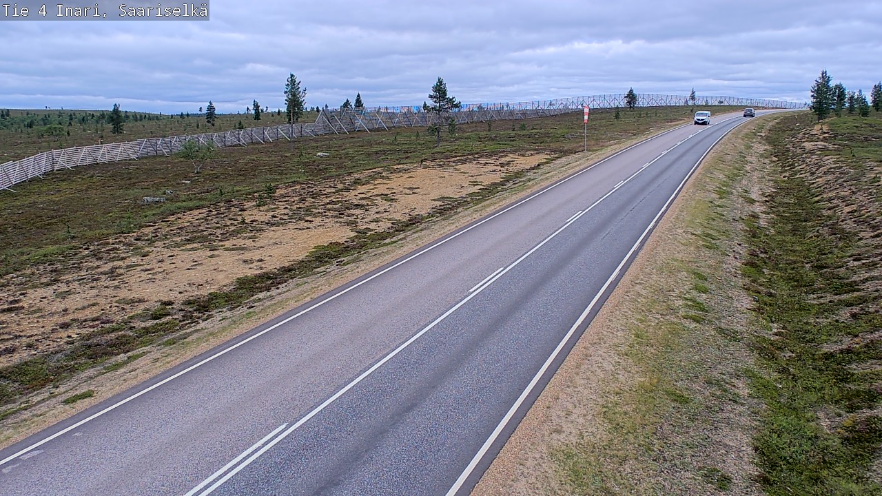 Kelikamerat Kuva Tie 4 Inari, Saariselkä, Kaunispää, Inari, Lappi