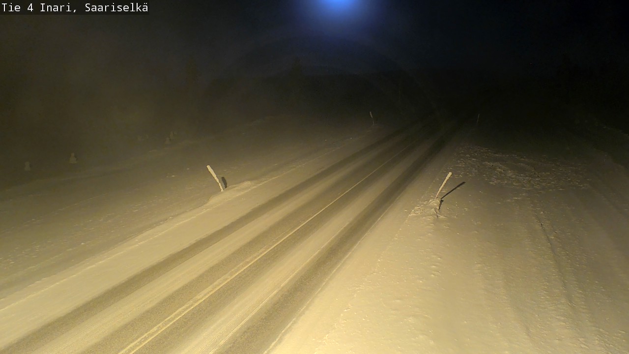 Kelikamerat Kuva Tie 4 Inari, Saariselkä, Kaunispää, Inari, Lappi