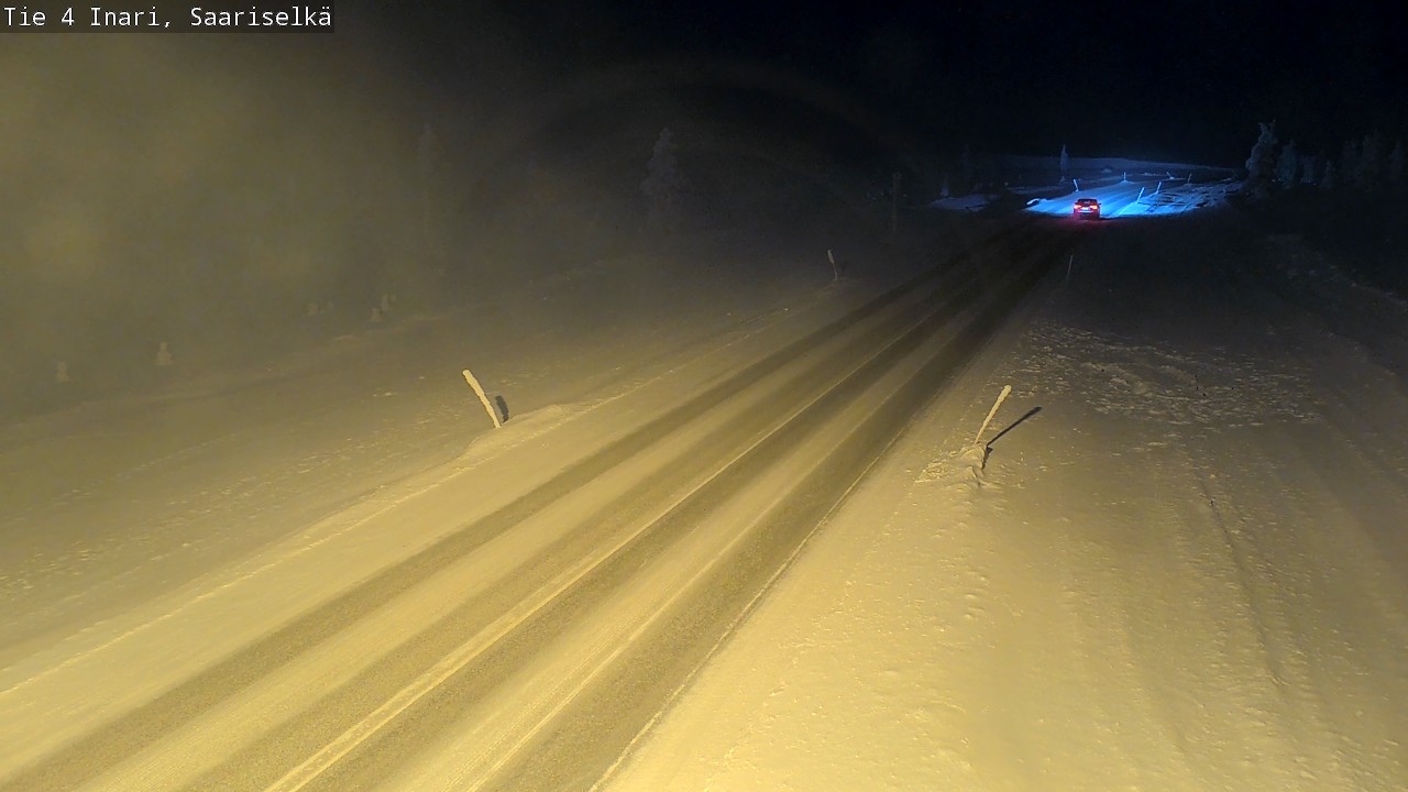 Kelikamerat Kuva Tie 4 Inari, Saariselkä, Kaunispää, Inari, Lappi