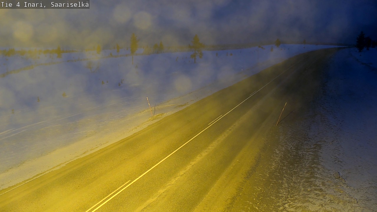 Kelikamerat Kuva Tie 4 Inari, Saariselkä, Kaunispää, Inari, Lappi