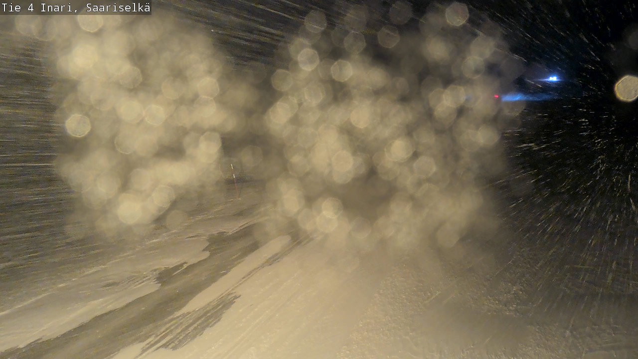 Weather Camera Image Road 4 Inari, Saariselkä, Kaunispää, Inari, Lappi