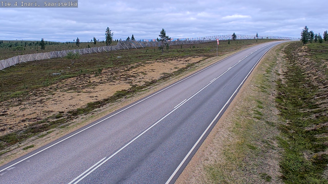 Kelikamerat Kuva Tie 4 Inari, Saariselkä, Kaunispää, Inari, Lappi