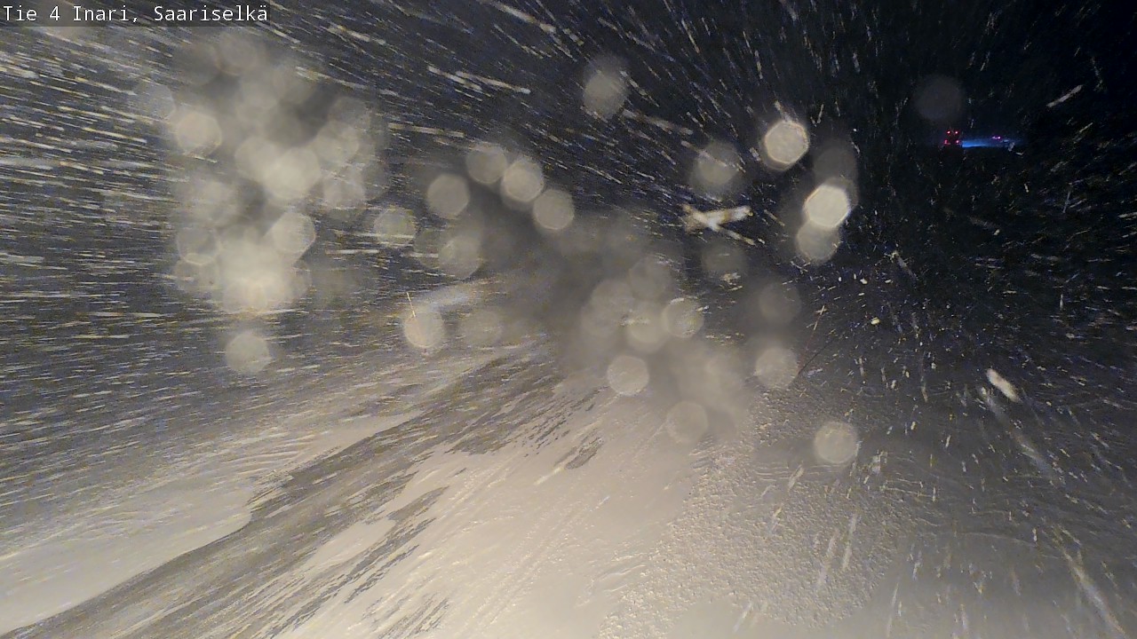 Weather Camera Image Road 4 Inari, Saariselkä, Kaunispää, Inari, Lappi