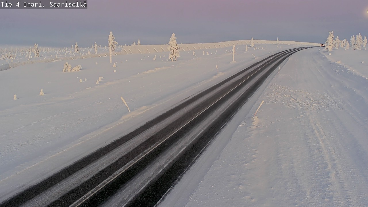Kelikamerat Kuva Tie 4 Inari, Saariselkä, Kaunispää, Inari, Lappi