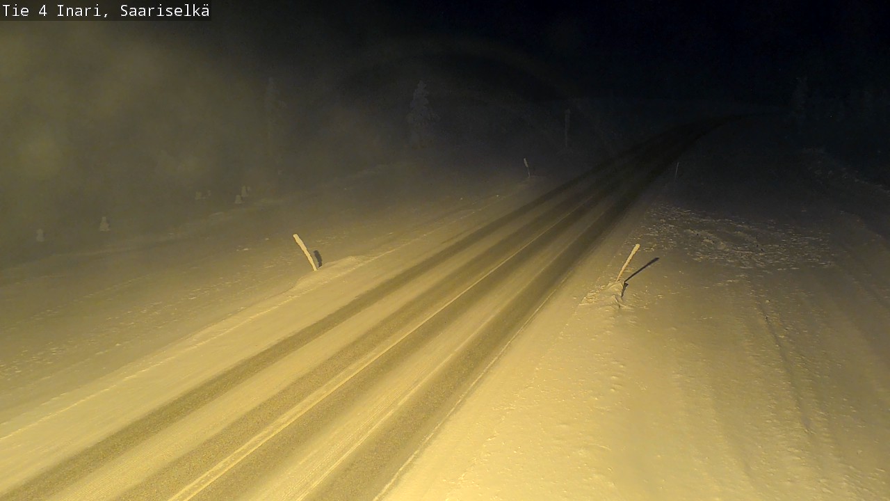 Kelikamerat Kuva Tie 4 Inari, Saariselkä, Kaunispää, Inari, Lappi