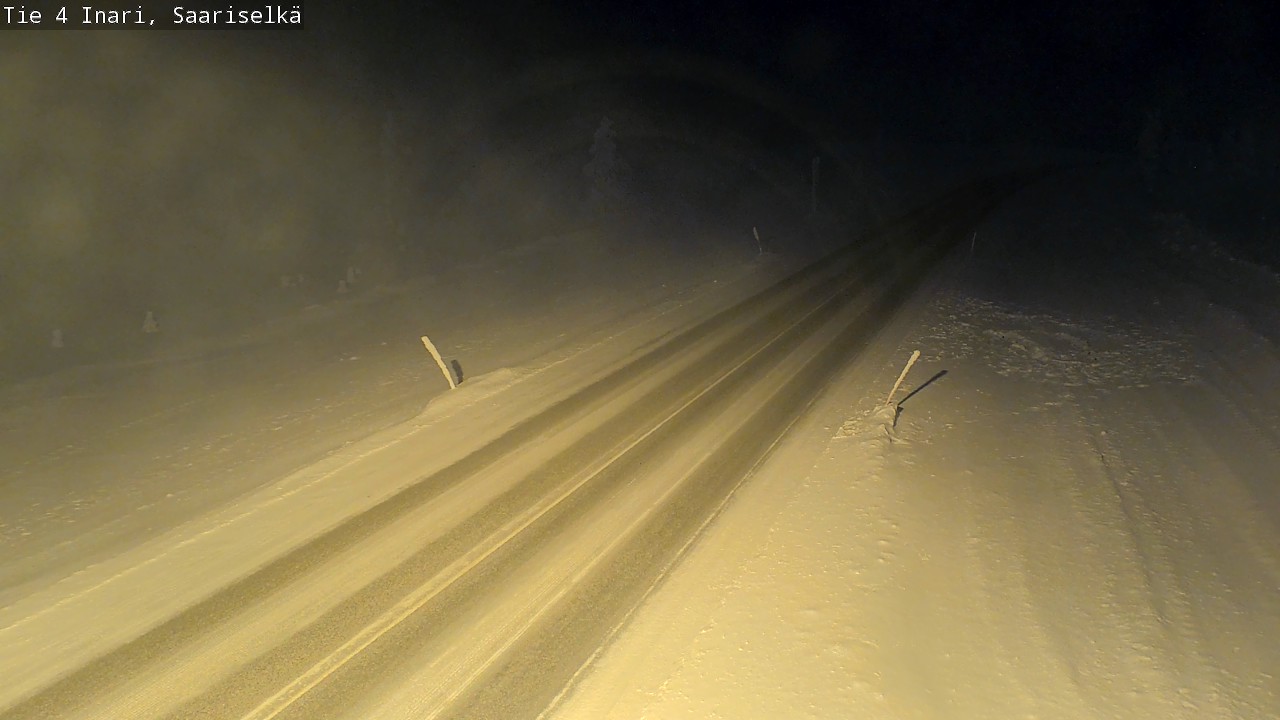 Kelikamerat Kuva Tie 4 Inari, Saariselkä, Kaunispää, Inari, Lappi