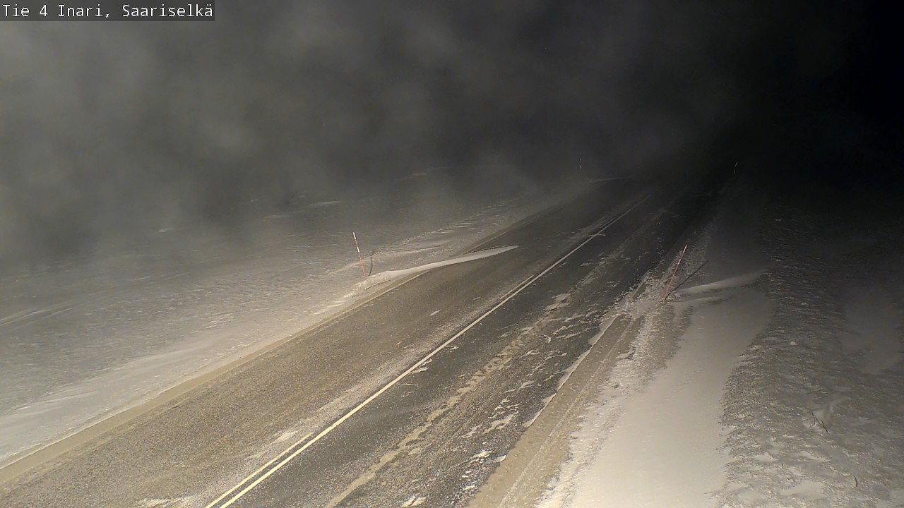 Kelikamerat Kuva Tie 4 Inari, Saariselkä, Kaunispää, Inari, Lappi