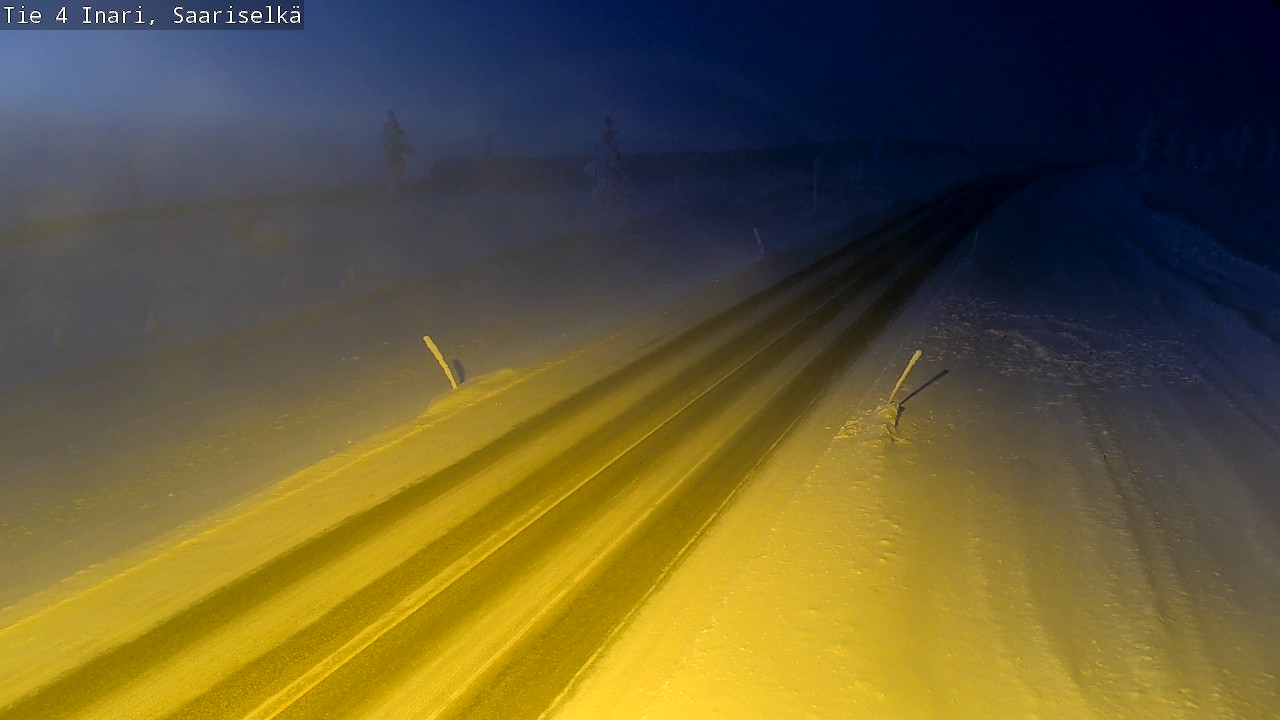 Kelikamerat Kuva Tie 4 Inari, Saariselkä, Kaunispää, Inari, Lappi