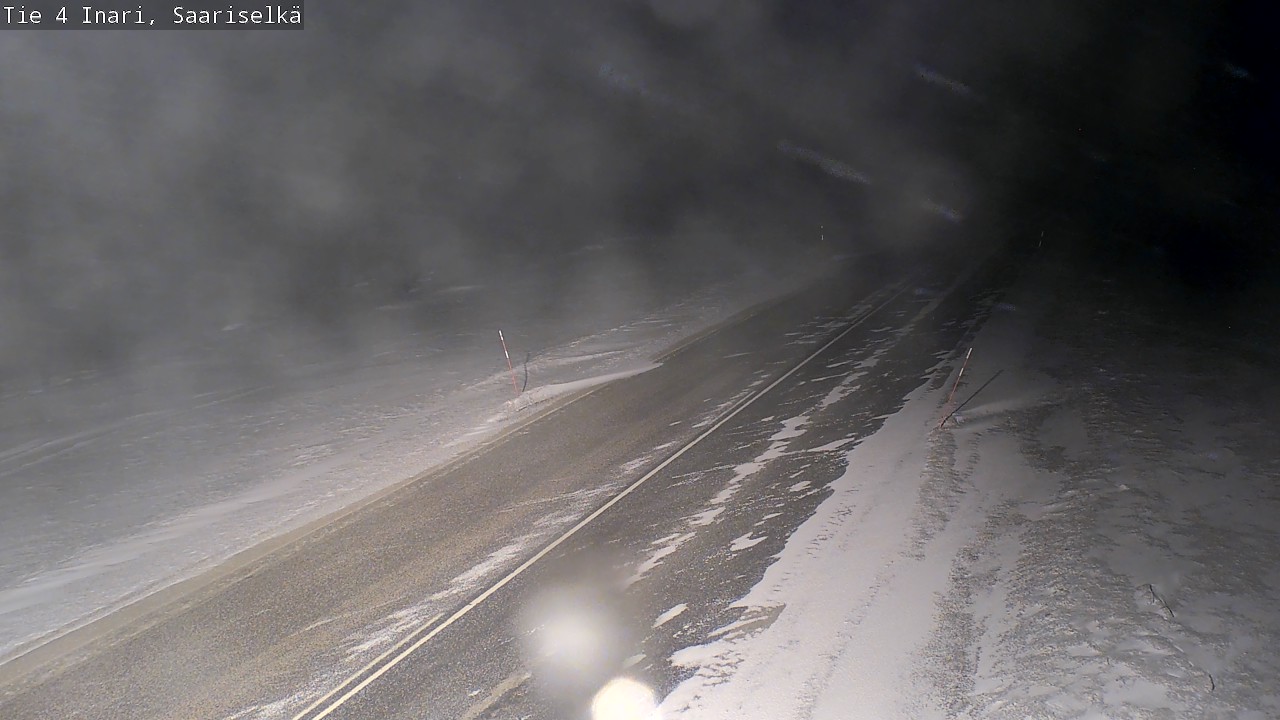 Kelikamerat Kuva Tie 4 Inari, Saariselkä, Kaunispää, Inari, Lappi