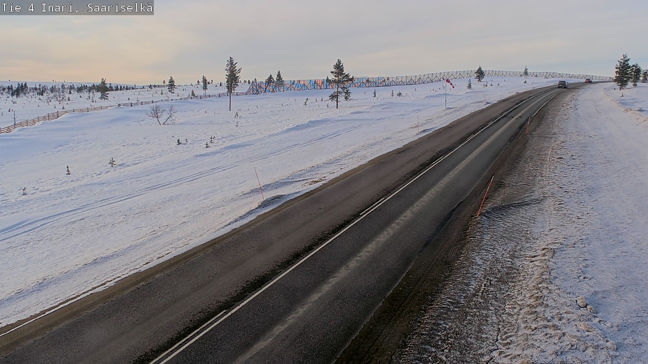 Kelikamerat Kuva Tie 4 Inari, Saariselkä, Kaunispää, Inari, Lappi