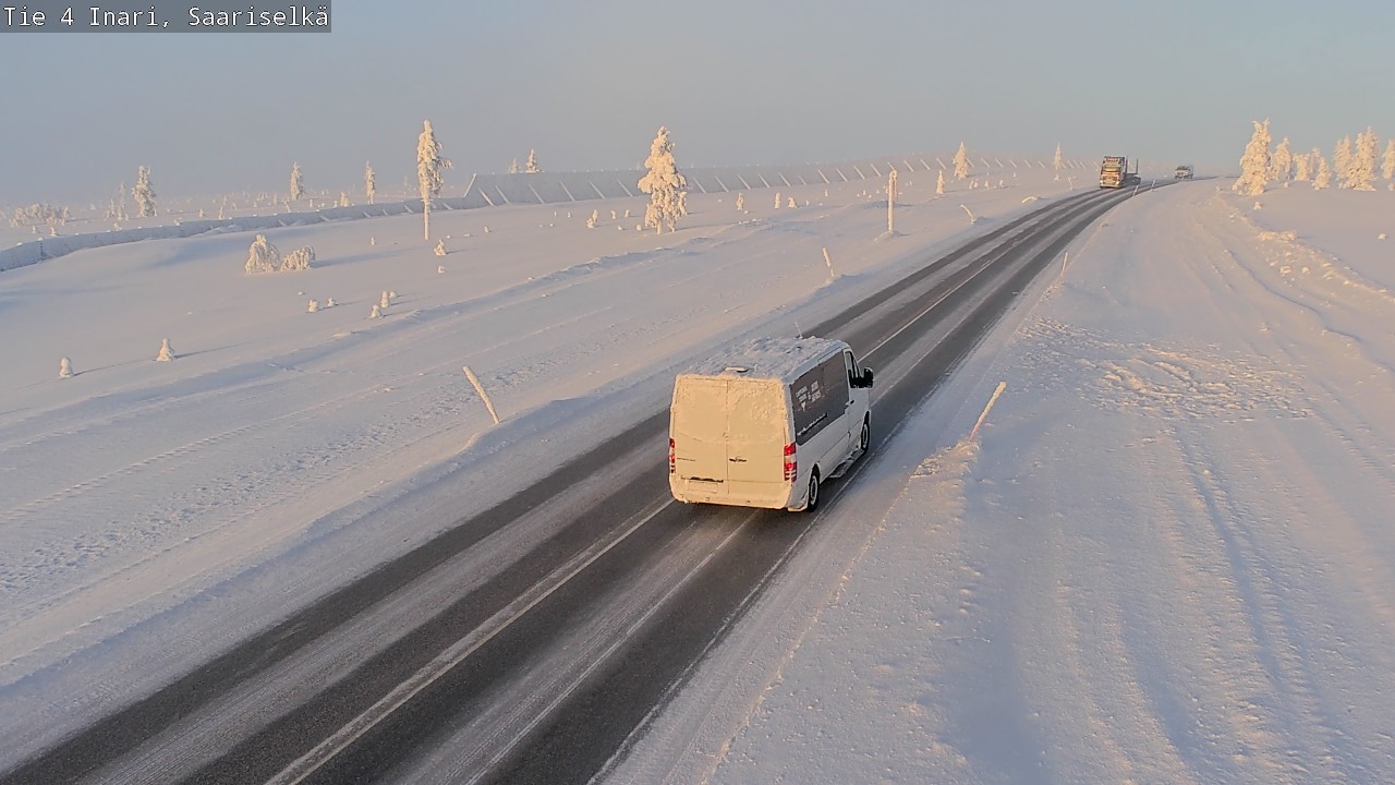 Kelikamerat Kuva Tie 4 Inari, Saariselkä, Kaunispää, Inari, Lappi