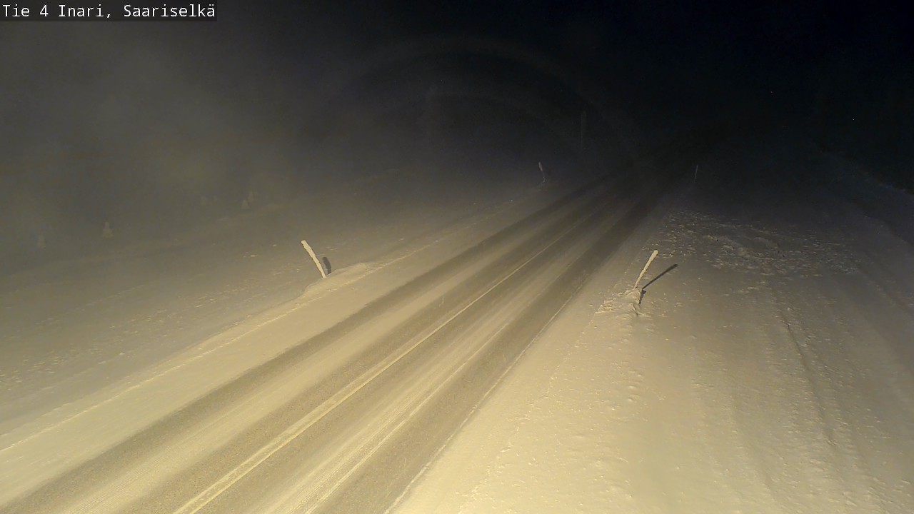 Kelikamerat Kuva Tie 4 Inari, Saariselkä, Kaunispää, Inari, Lappi