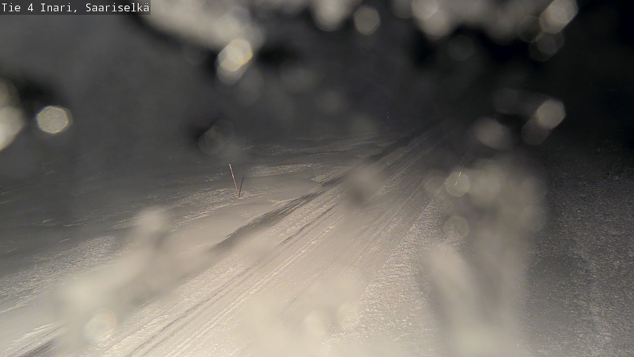 Weather Camera Image Road 4 Inari, Saariselkä, Kaunispää, Inari, Lappi
