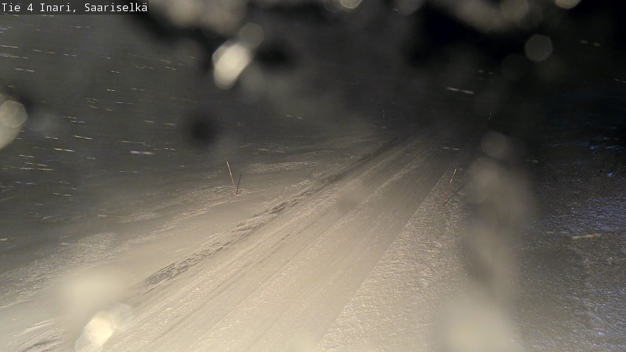 Weather Camera Image Road 4 Inari, Saariselkä, Kaunispää, Inari, Lappi