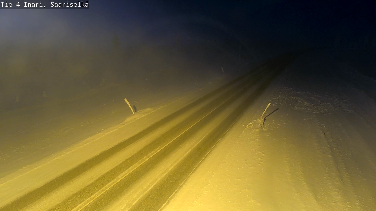 Kelikamerat Kuva Tie 4 Inari, Saariselkä, Kaunispää, Inari, Lappi