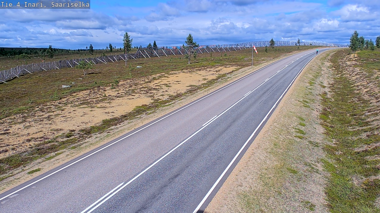 Weather Camera Image Road 4 Inari, Saariselkä, Kaunispää, Inari, Lappi