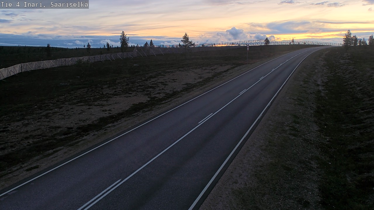 Kelikamerat Kuva Tie 4 Inari, Saariselkä, Kaunispää, Inari, Lappi