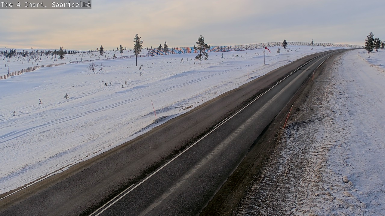 Kelikamerat Kuva Tie 4 Inari, Saariselkä, Kaunispää, Inari, Lappi