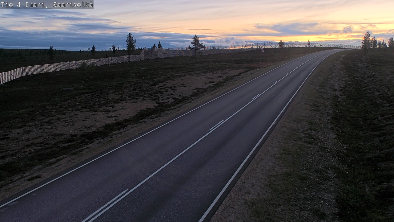 Kelikamerat Kuva Tie 4 Inari, Saariselkä, Kaunispää, Inari, Lappi