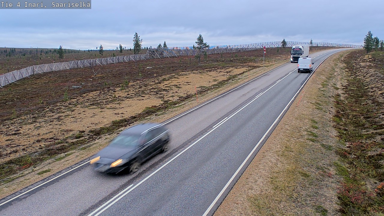 Kelikamerat Kuva Tie 4 Inari, Saariselkä, Kaunispää, Inari, Lappi