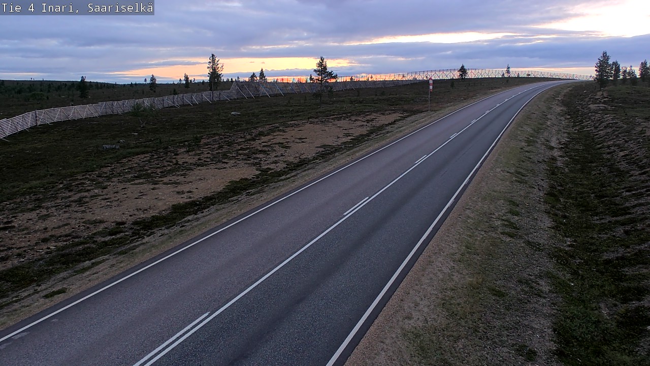 Kelikamerat Kuva Tie 4 Inari, Saariselkä, Kaunispää, Inari, Lappi