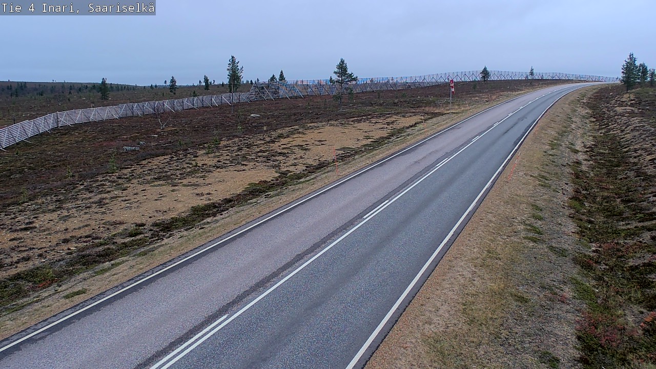 Kelikamerat Kuva Tie 4 Inari, Saariselkä, Kaunispää, Inari, Lappi