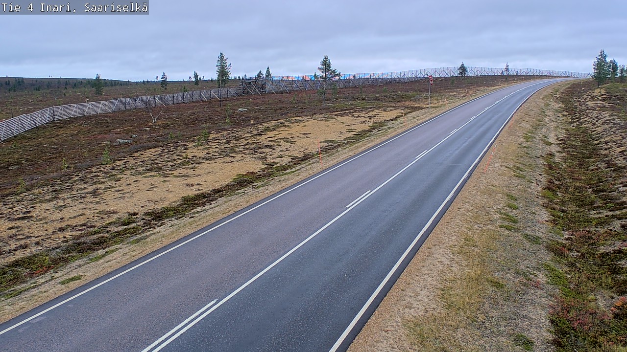 Kelikamerat Kuva Tie 4 Inari, Saariselkä, Kaunispää, Inari, Lappi