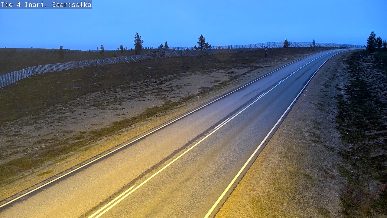 Kelikamerat Kuva Tie 4 Inari, Saariselkä, Kaunispää, Inari, Lappi