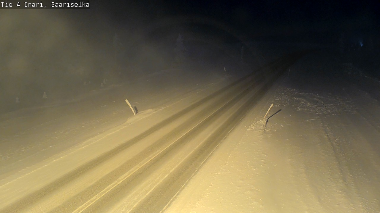 Kelikamerat Kuva Tie 4 Inari, Saariselkä, Kaunispää, Inari, Lappi