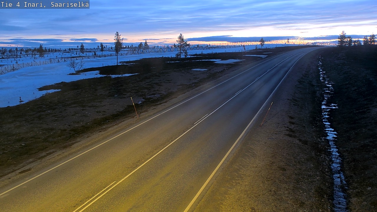 Kelikamerat Kuva Tie 4 Inari, Saariselkä, Kaunispää, Inari, Lappi