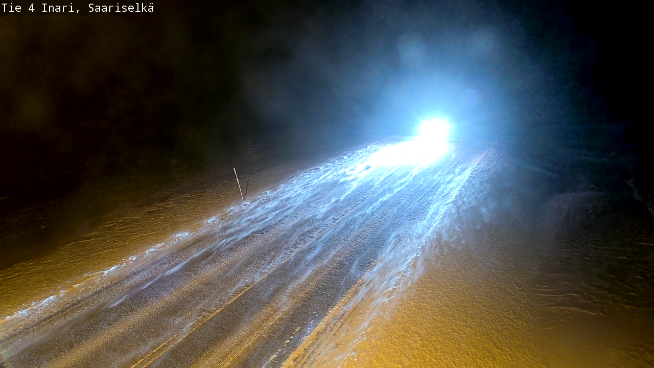 Kelikamerat Kuva Tie 4 Inari, Saariselkä, Kaunispää, Inari, Lappi