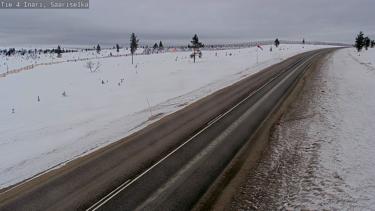 Kelikamerat Kuva Tie 4 Inari, Saariselkä, Kaunispää, Inari, Lappi
