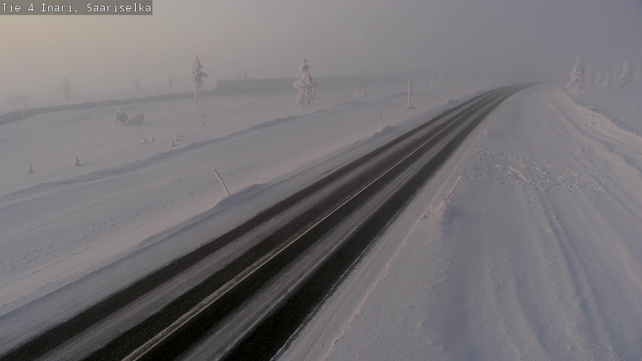 Kelikamerat Kuva Tie 4 Inari, Saariselkä, Kaunispää, Inari, Lappi