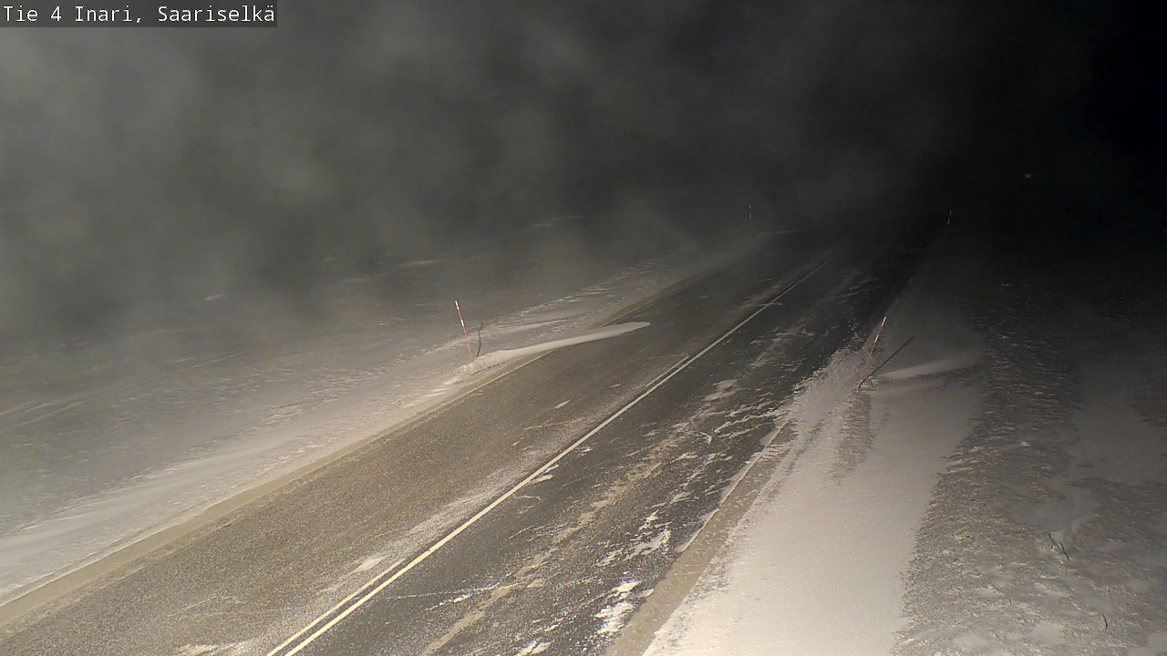 Kelikamerat Kuva Tie 4 Inari, Saariselkä, Kaunispää, Inari, Lappi