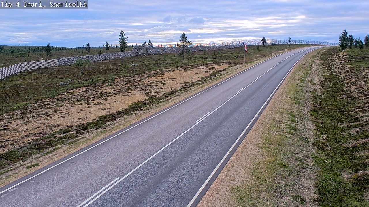 Kelikamerat Kuva Tie 4 Inari, Saariselkä, Kaunispää, Inari, Lappi