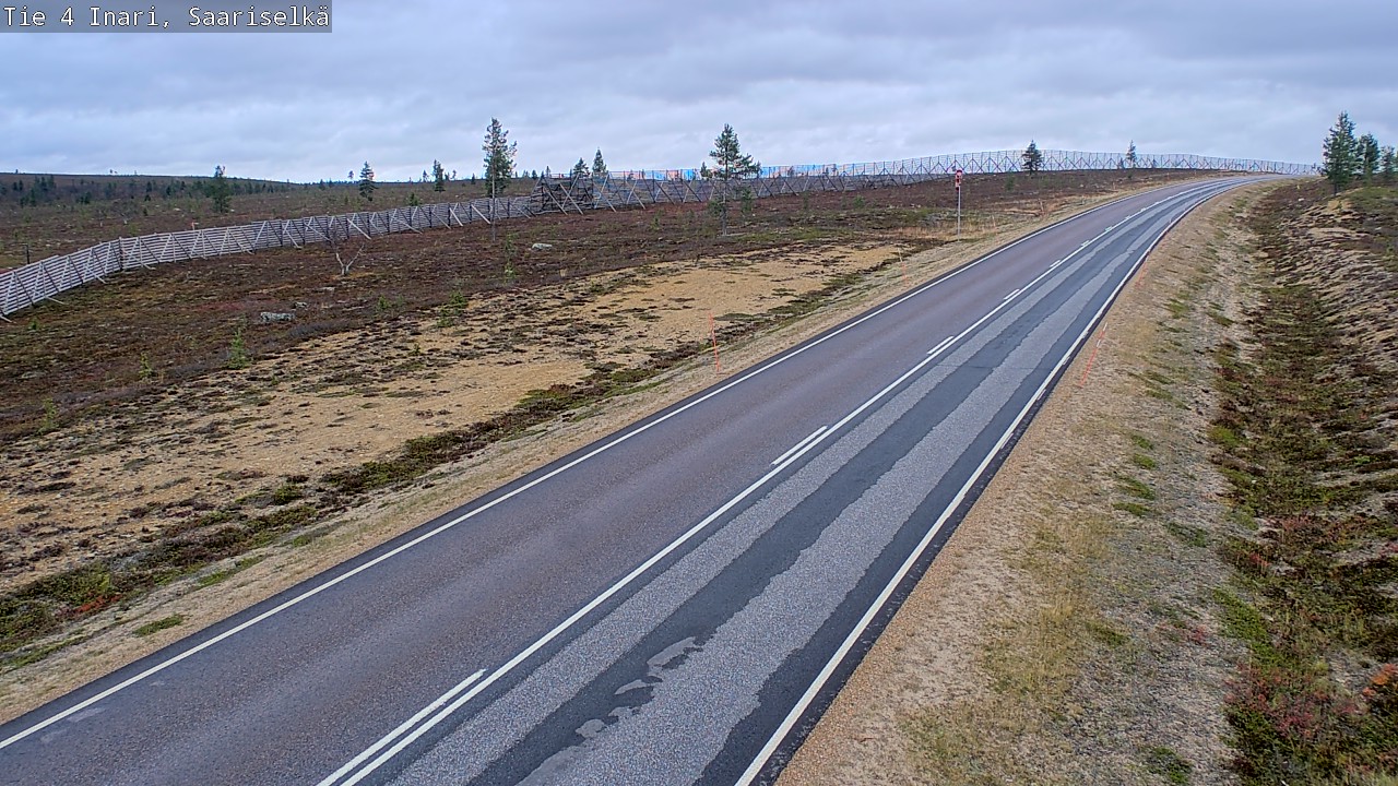 Kelikamerat Kuva Tie 4 Inari, Saariselkä, Kaunispää, Inari, Lappi