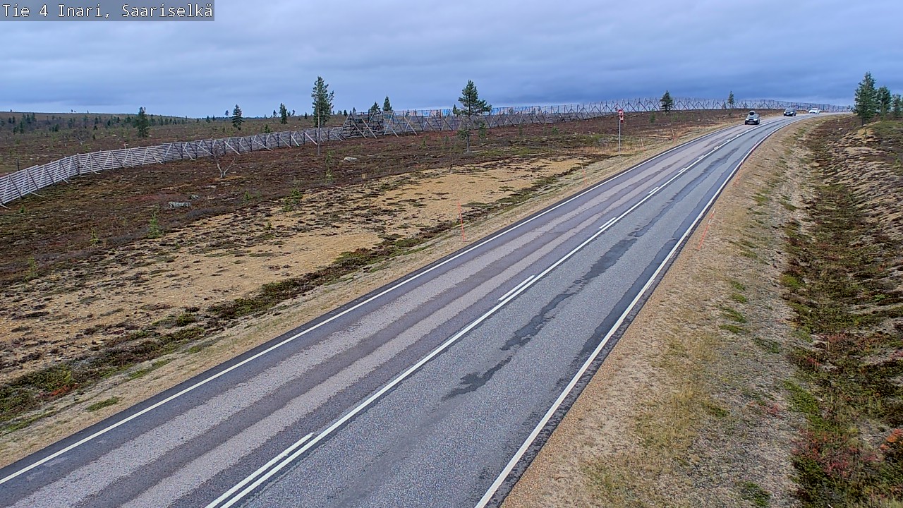 Kelikamerat Kuva Tie 4 Inari, Saariselkä, Kaunispää, Inari, Lappi