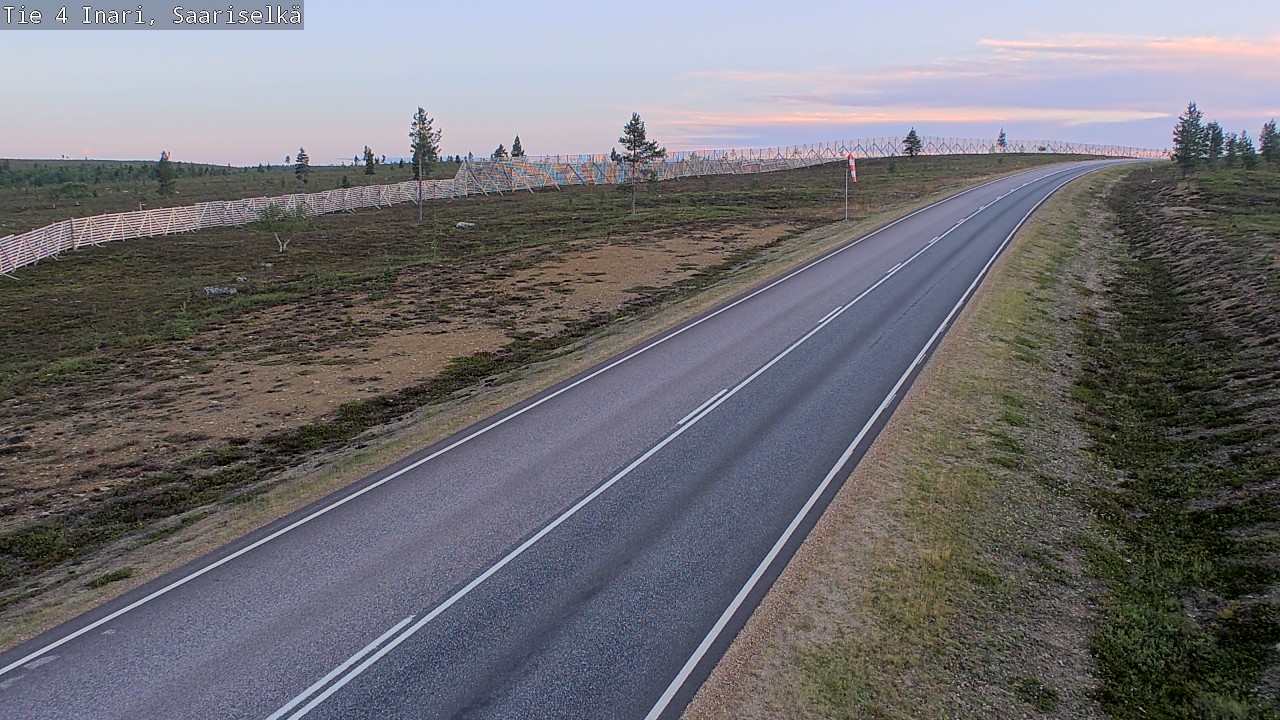 Kelikamerat Kuva Tie 4 Inari, Saariselkä, Kaunispää, Inari, Lappi