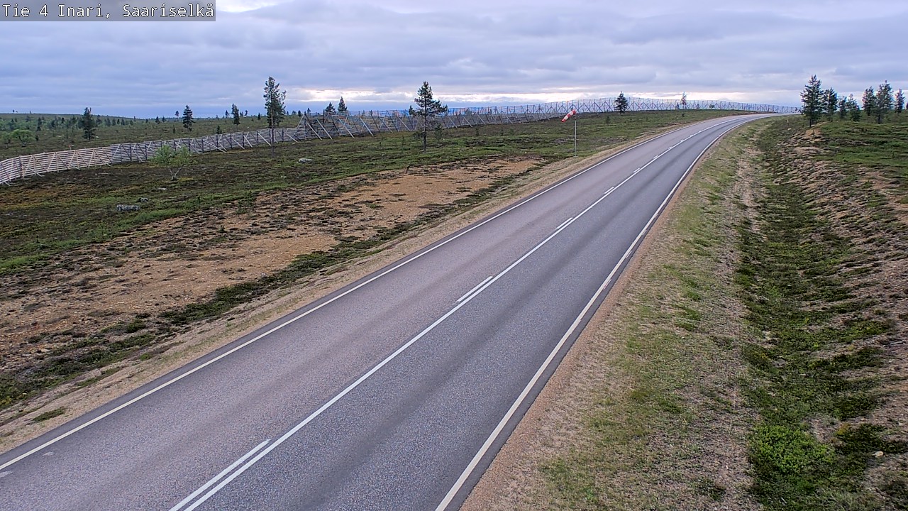 Kelikamerat Kuva Tie 4 Inari, Saariselkä, Kaunispää, Inari, Lappi
